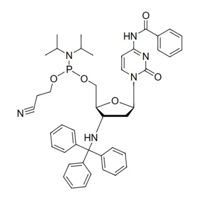 3'-nH-tr -2 ', 3'-ddc (bz) -5'-CE-fosforamidiit